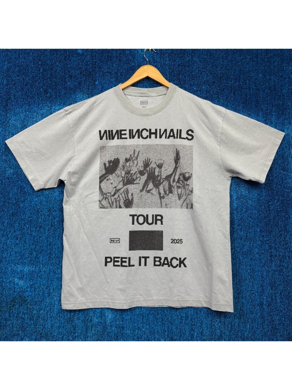 Nine Inch Nails Peel It Back 25 Tour Industrial Metal Tee XL